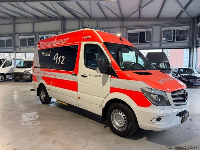 Fire truck MERCEDES-BENZ Sprinter II 316 CDI L2*RTW*KTW*LIEGE*TRAGESTUHL