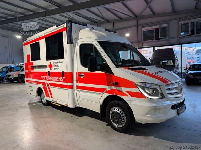 Brandweerwagen MERCEDES-BENZ Sprinter II 516 RTW/KTW KOFFER*RETTUNGSFAHRZEUG*