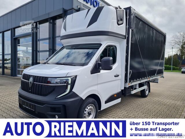 Ponyvával szerelt furgon Renault Master Pritsche Schiebe Plane Schlafkabine