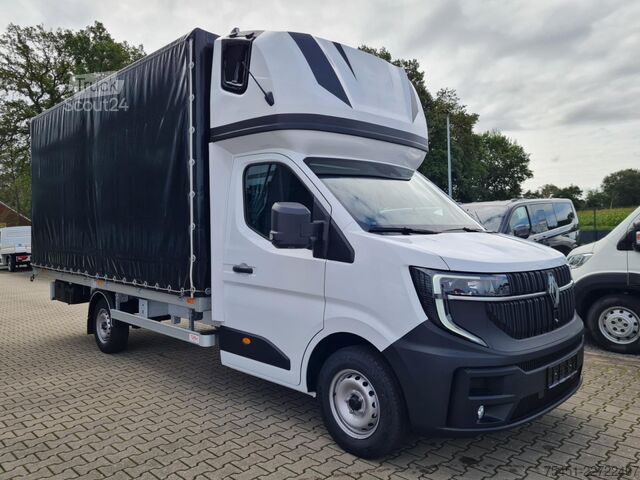 Transporter mit Pritsche & Plane Renault Master Pritsche Schiebe Plane Schlafkabine