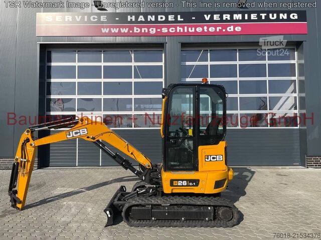 Mini excavator JCB 26C-1 NEU