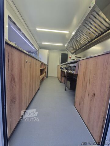 Sales van, food truck, snack truck Iveco Food Truck, Imbisswagen, Küche ist Neu