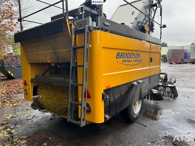 Kadunlakaisukone Broddson Scandia Sweeper – only approx. 40 hours!