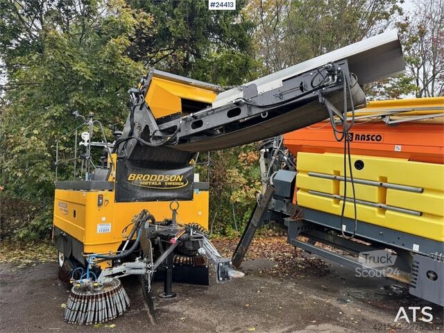 Kadunlakaisukone Broddson Scandia Sweeper – only approx. 40 hours!