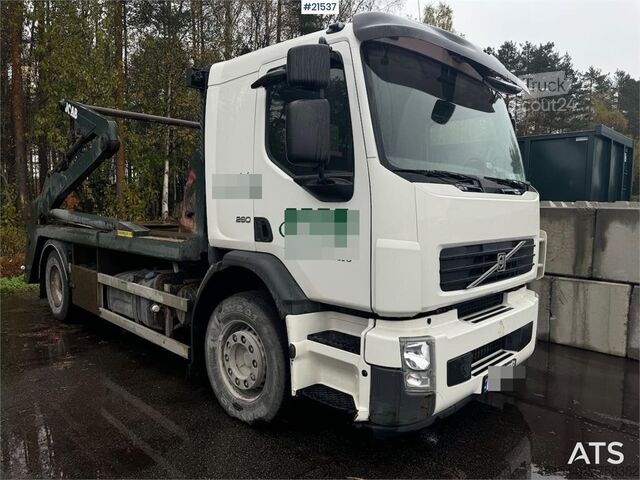 Portalarmsystem Volvo FM280 4x2 Lift dumper w/ Joab body.