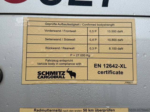 Bâches coulissantes Schmitz Cargobull Schuifzeil 3 x Available
