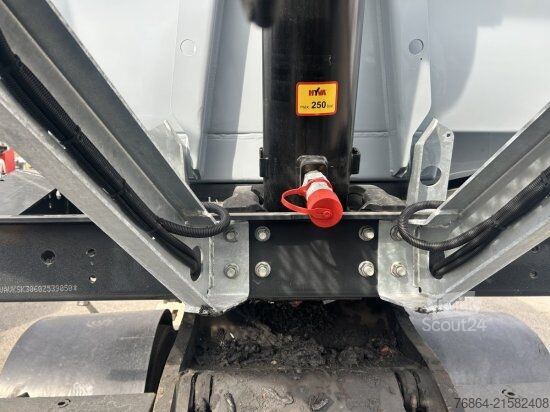 Kipper Auflieger SCHWARZMüLLER STAHLRUNDMULDE 25 M³, LIFTACHSE, ROLLPLANE, SAF ACHSEN,  SOFORT VERFüGBAR