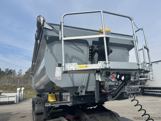 Kipper Auflieger SCHWARZMüLLER STAHLRUNDMULDE 25 M³, LIFTACHSE, ROLLPLANE, SAF ACHSEN,  SOFORT VERFüGBAR