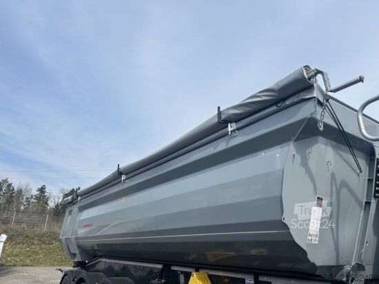 Kipper Auflieger SCHWARZMüLLER STAHLRUNDMULDE 25 M³, LIFTACHSE, ROLLPLANE, SAF ACHSEN,  SOFORT VERFüGBAR