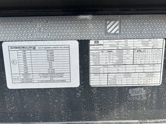 Kipper Auflieger SCHWARZMüLLER STAHLRUNDMULDE 25 M³, LIFTACHSE, ROLLPLANE, SAF ACHSEN,  SOFORT VERFüGBAR