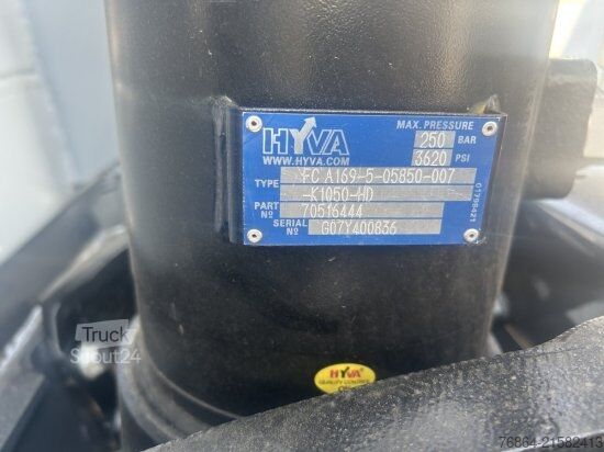 Kipper Auflieger SCHWARZMüLLER STAHLRUNDMULDE 25 M³, LIFTACHSE, ROLLPLANE, HYDR. KLAPPE SOFORT VERFüGBAR