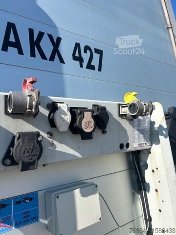 Auflieger mit Pritsche & Plane SCHMITZ PALETTENKASTEN, LIFTACHSE, EDSCHA