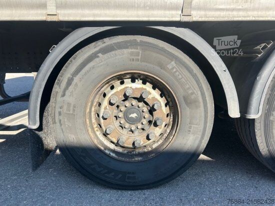 Auflieger mit Pritsche & Plane SCHMITZ PALETTENKASTEN, LIFTACHSE, EDSCHA