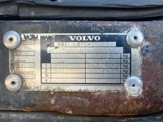 Valníkový nákladní automobil s plachtou VOLVO FL 240 4X2R, PLANE, MANUAL, E4, LADEBORDWAND,