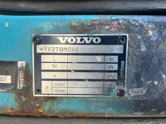 Valníkový nákladní automobil s plachtou VOLVO FL 240 4X2R, PLANE, MANUAL, E4, LADEBORDWAND,