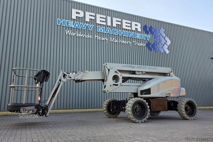 Articulated telescopic work platform Niftylift HR21 Hybrid 4x4 MK2B Hybride, 4x4 Drive, 21m Worki