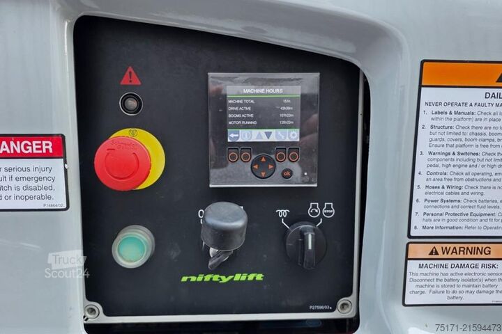 Articulated telescopic work platform Niftylift HR21 Hybrid 4x4 MK2B Hybride, 4x4 Drive, 21m Worki