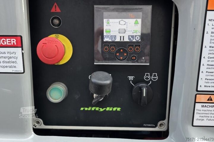 Articulated telescopic work platform Niftylift HR21 Hybrid 4x4 MK2B Hybride, 4x4 Drive, 21m Worki