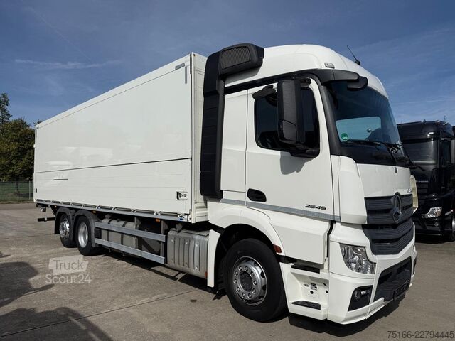 Drikkevare-lastebil MERCEDES-BENZ ACTROS 2545 L Getränkekoffer 8,15 m LBW 2 T*LENK