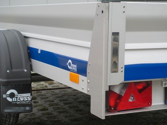 PKW-Anhänger BLYSS AKTION! Alumina S2 PKW Anhänger 256x131x33cm 750