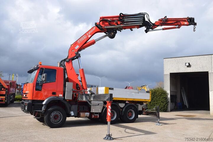 Crane truck Iveco MP260E35H  FASSI F600XP FLYGIP