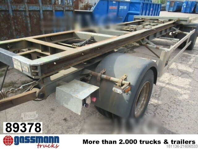 Afzetcontainer-aanhangwagen HKM G18 SZB 5.0 Schlittenabroller