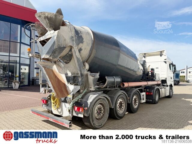 Mobile Betonmischanlage  M225, Intermix Betonmischer ca. 10m³, Liftachse,