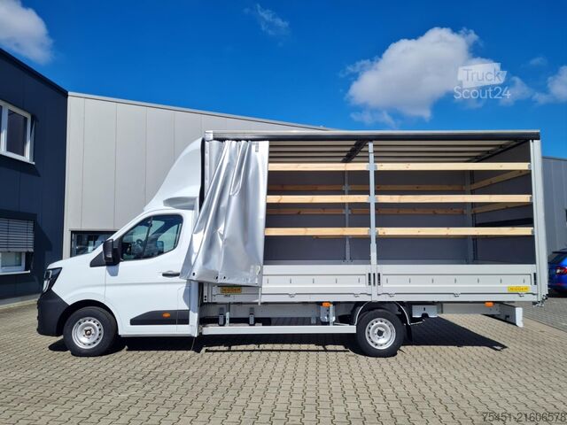 Schuifzeil bestelwagen Renault Master 3,5t Pritsche Schiebe Plane dCi 170