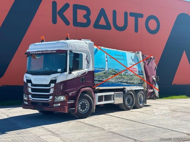 Sadzīves atkritumu mašīna Scania G 370 6x2/4 NTM KG-2B-HB  12,5+6,1 m3