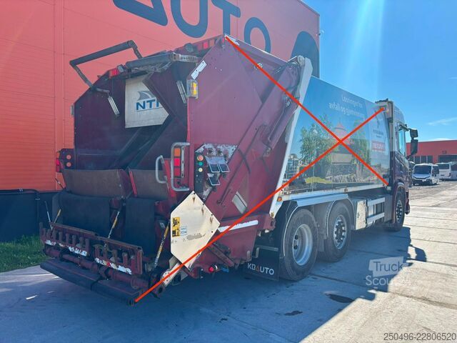 Sadzīves atkritumu mašīna Scania G 370 6x2/4 NTM KG-2B-HB  12,5+6,1 m3