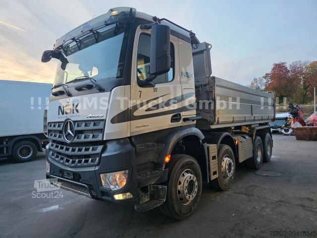 Трьохсторонній самоскид MERCEDES-BENZ Arocs 3243 / 8X4 / Ret / Meiller Bordmatik