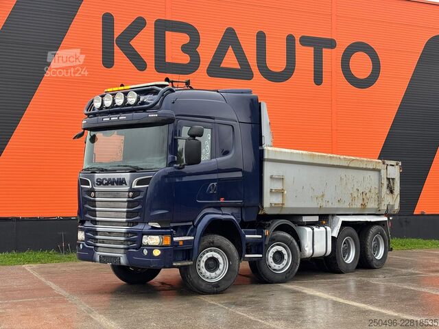  Scania R 580 8x4 RETARDER / FULL STEEL / BOX L=5576 mm