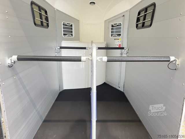 Remorque de transport de chevaux Böckmann Portax Esprit silv+bl TKL SK Pferdeanhänger