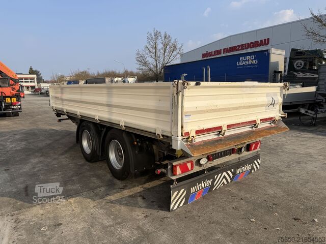 Třístranný sklápěcí přívěs  TK  14 t Tandemkipper- Tieflader