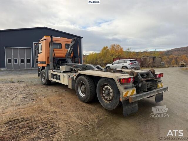 Āķa rokas sistēma Mercedes-Benz Actros 2540 6x2 hook loader with 17-tonne hook and