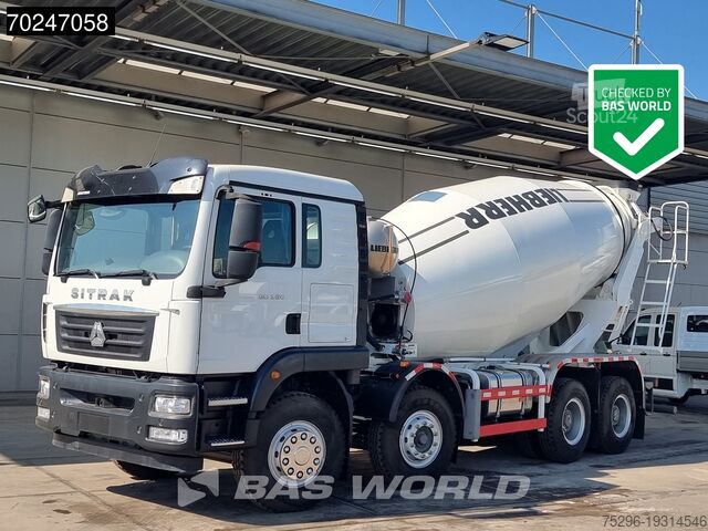 Frullatore Sitrak G5 350 8X4 8m3 Liebherr Mixer Big-Axle Steelsus...