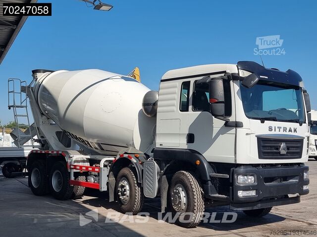 Frullatore Sitrak G5 350 8X4 8m3 Liebherr Mixer Big-Axle Steelsus...