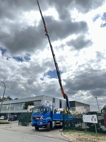 Camion cu macara MAN TGS 35.400 8x4 TRIDEM + (32.5m) CRANE HMF 4720 ...