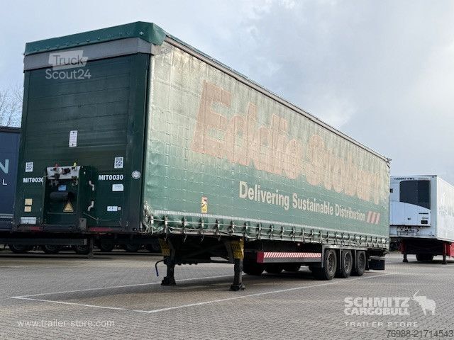 Nyitott ponyvás félpótkocsi Schmitz Cargobull Curtainsider Mega