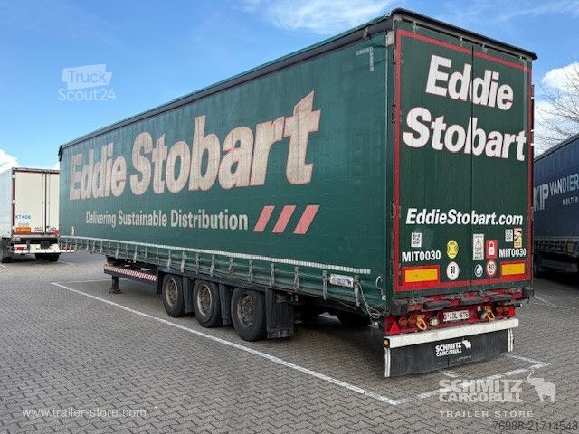 Nyitott ponyvás félpótkocsi Schmitz Cargobull Curtainsider Mega