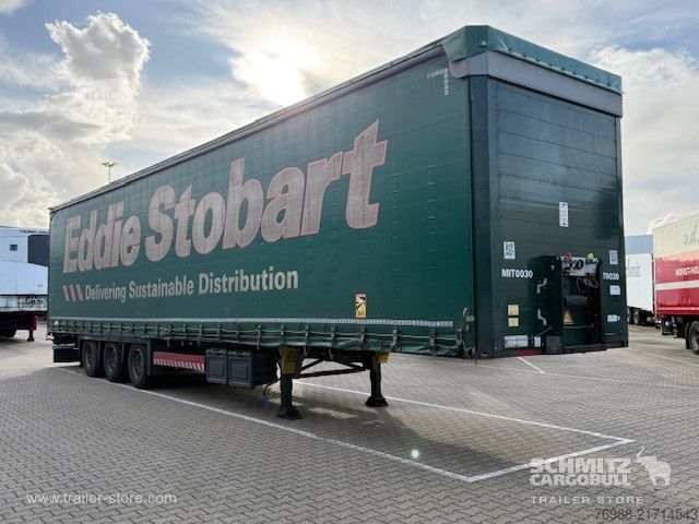 Nyitott ponyvás félpótkocsi Schmitz Cargobull Curtainsider Mega