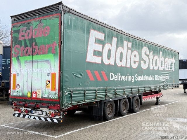 Nyitott ponyvás félpótkocsi Schmitz Cargobull Curtainsider Mega