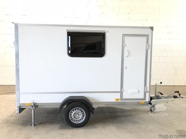 Dėžinė priekaba Blyss F1330HD Rampe Tür 1 Fenster Kofferanhänger