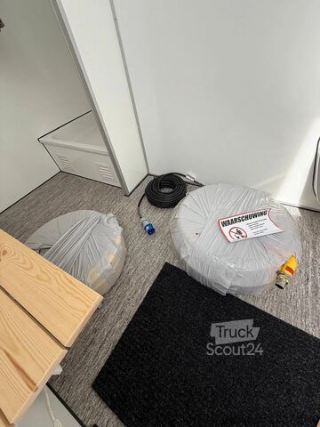 Sanitärcontainer Scanvogn VOORRAAD Mobiele badkamers groot ingekocht Deen...