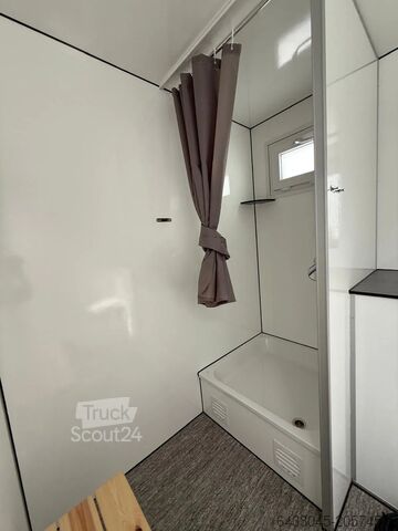 Sanitární kontejnery Scanvogn Mobiele badkamers groot ingekocht Deense kwalit...