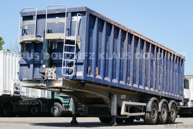 Polpriklopnik kiper BENALU C34NMS01 EISENMULDE (Schrott51m³ Liftachse Plane