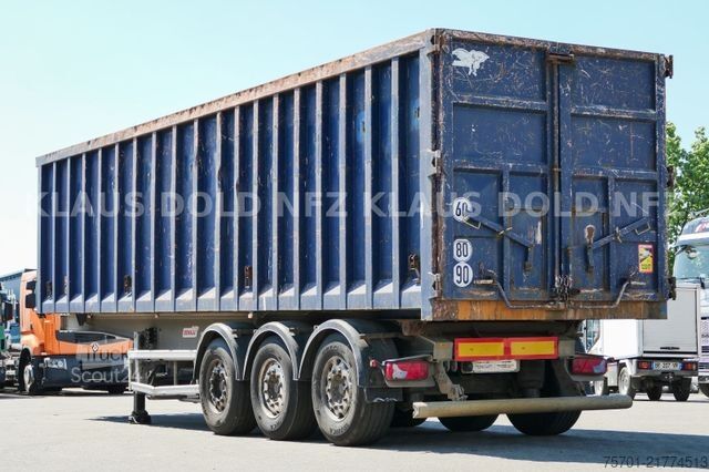 Polpriklopnik kiper BENALU C34NMS01 EISENMULDE (Schrott51m³ Liftachse Plane