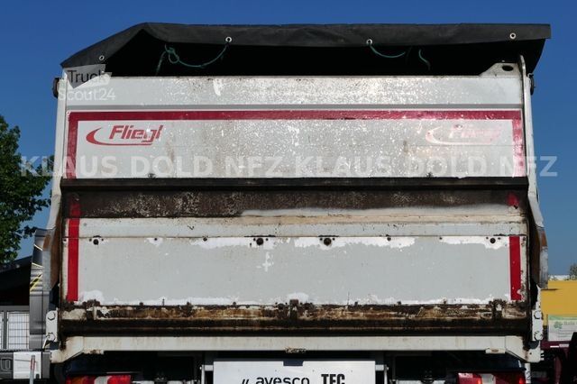 Tovornjak prekucnik MERCEDES-BENZ Arocs 4451 Fliegl Asphaltmulde mit Schubboden