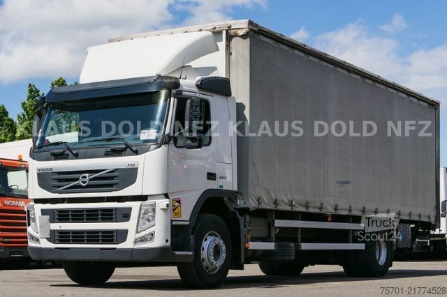 Platformas kravas automašīna ar tentu VOLVO FM 330 Pritsche Plane Edscha LBW Euro 6