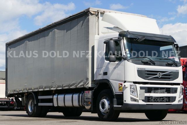 Platformas kravas automašīna ar tentu VOLVO FM 330 Pritsche Plane Edscha LBW Euro 6
